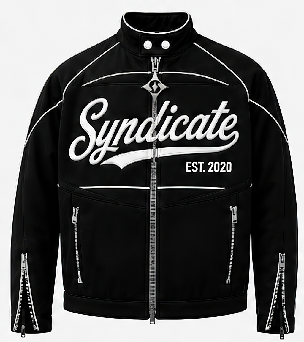 Syndicate Black Racer Jacket