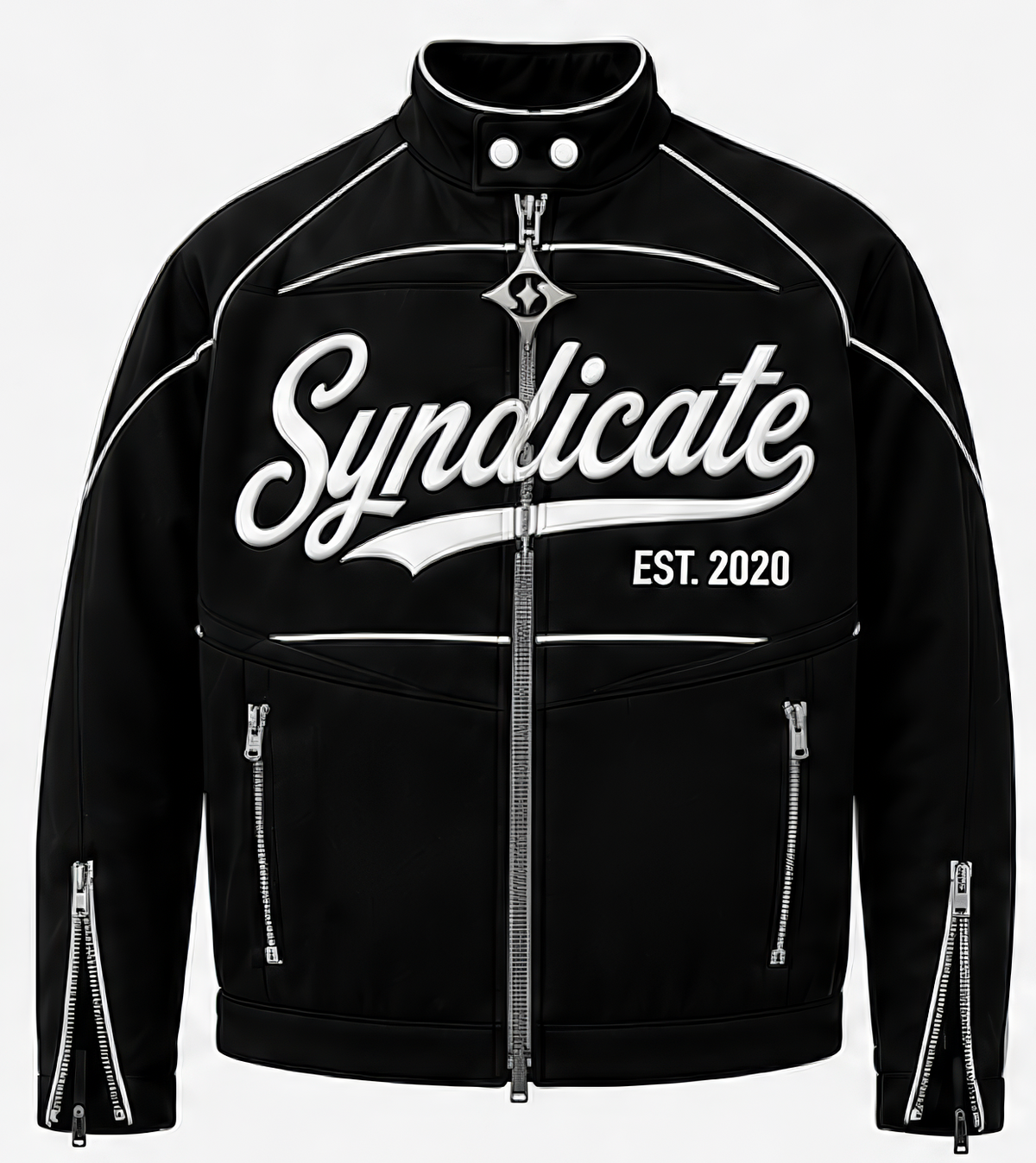 Syndicate Black Racer Jacket
